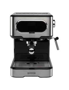 Cafetiera manuala Gorenje ESCM15DBK, 1100W, Argintiu