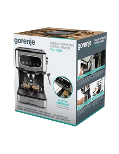 Cafetiera manuala Gorenje ESCM15DBK, 1100W, Argintiu 2