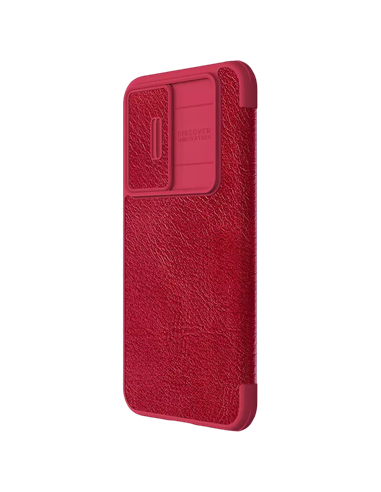 Husă tip carte Nillkin Samsung Galaxy S23 FE Qin Pro, Roșu