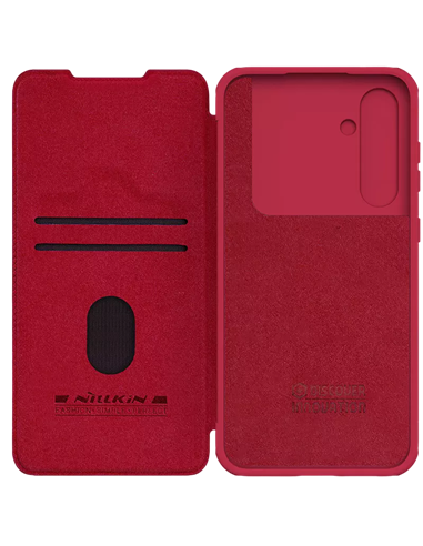 Чехол книжка Nillkin Samsung Galaxy S23 FE Qin Pro, Красный
