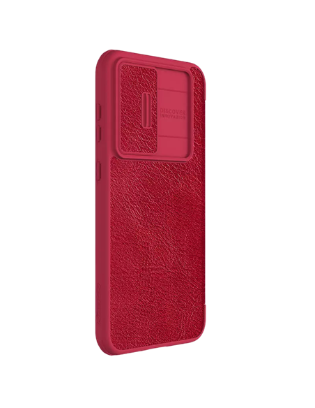 Husă tip carte Nillkin Samsung Galaxy S23 FE Qin Pro, Roșu