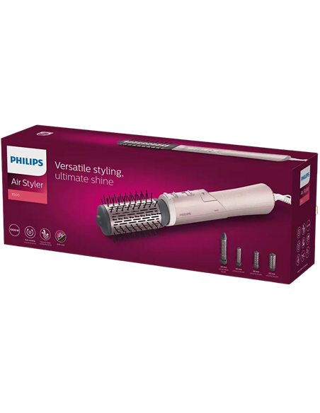 Фен-щётка Philips BHA735/00, 1000Вт, Розовый