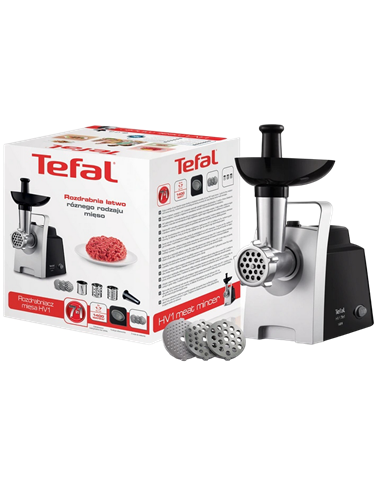 Мясорубка Tefal NE108831, Черный Серебристый