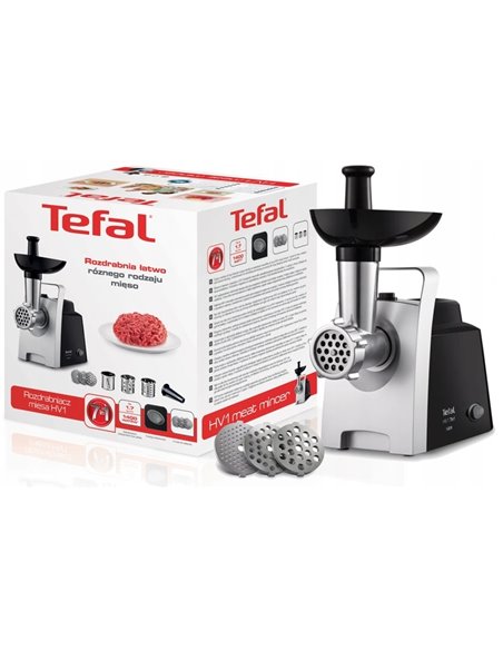 Мясорубка Tefal NE108831, Черный Серебристый