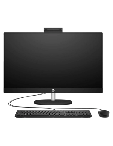Моноблок HP 27-cr1005ci, 27", Intel Core Ultra 7 155U, 16Гб/512Гб, FreeDOS, Чёрный