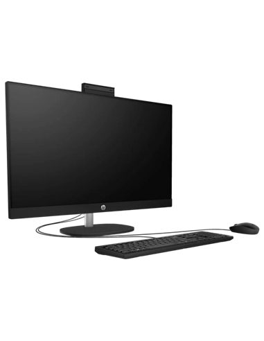 Моноблок HP 27-cr1005ci, 27", Intel Core Ultra 7 155U, 16Гб/512Гб, FreeDOS, Чёрный