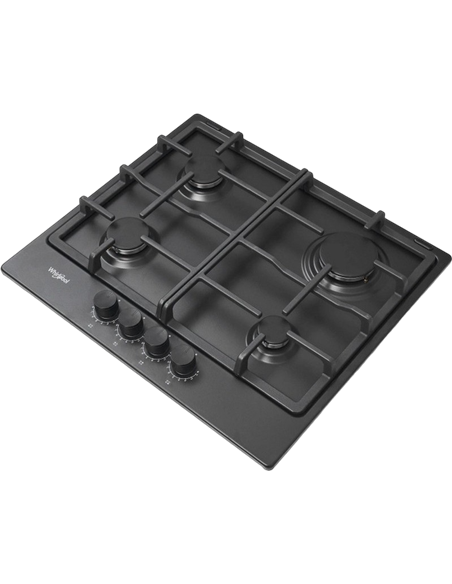 Plită pe gaz Whirlpool TGML 660 NB, Negru