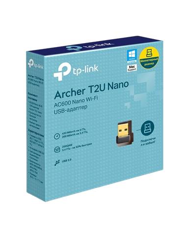 USB Aдаптер TP-LINK Archer T2U Nano
