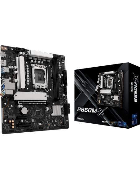 Placă de bază ASRock B860M-X, LGA1851, Intel B860, Micro-ATX