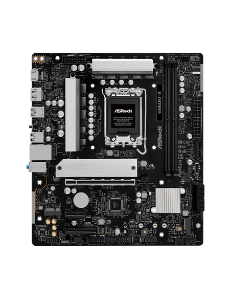 Placă de bază ASRock B860M-X, LGA1851, Intel B860, Micro-ATX