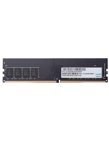 Оперативная память Apacer AU16GGB32CSYBGH, DDR4 SDRAM, 3200 МГц, 16Гб