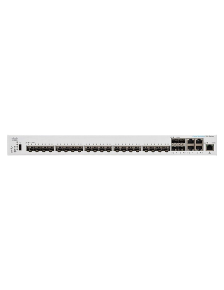 Switch de rețea Cisco CBS350-24XS, 20x 10/100/1000/10000 Mbps, 4x SFP+