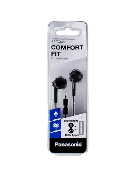 Наушники Panasonic RP-TCM55GC, Чёрный
