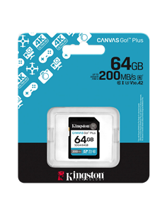 Карта памяти Kingston Canvas Go! Plus, 64Гб (SDG4/64GB) 2