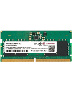 Оперативная память Transcend JM4800ASG-8G, DDR5 SDRAM, 4800 МГц, 8Гб, JM4800ASG-8G