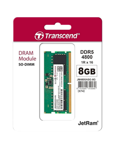 Оперативная память Transcend JM4800ASG-8G, DDR5 SDRAM, 4800 МГц, 8Гб, JM4800ASG-8G 2