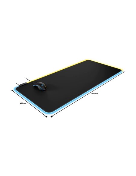 Mouse Pad pentru jocuri HyperX Pulsefire Mat, Extra Large, Negru