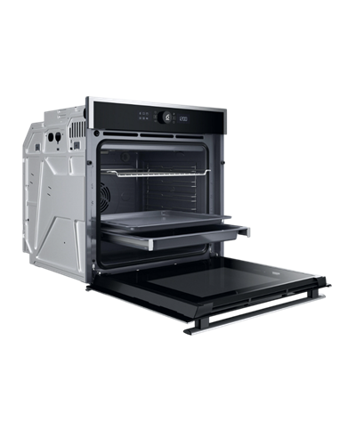 Cuptor Electric Whirlpool WOI4S8HM1SXA, Negru | Oțel inoxidabil