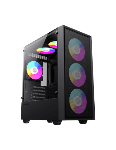 Компьютерный корпус Gamemax Storm, Mini-Tower, Без блока питания, Чёрный