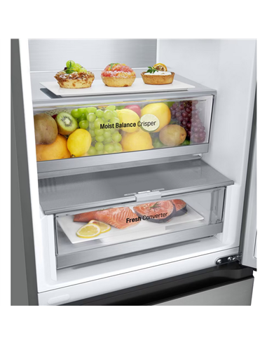 Frigider LG GBV5240DPY, Oțel inoxidabil