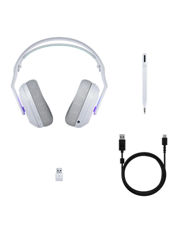 Наушники Logitech G522, Bluetooth/USB, Белый