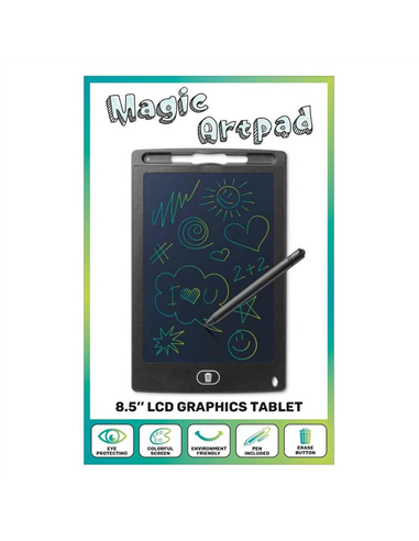 Графический планшет Cellularline LCD Writing Tablet 8.5", Чёрный
