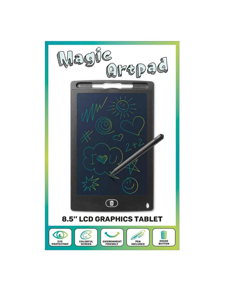 Графический планшет Cellularline LCD Writing Tablet 8.5", Чёрный