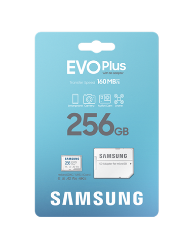 Card de Memorie Samsung EVO Plus MicroSDXC, 256GB (MB-MC256SA/KR)