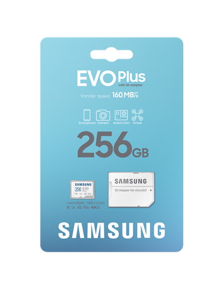 Card de Memorie Samsung EVO Plus MicroSDXC, 256GB (MB-MC256SA/KR)