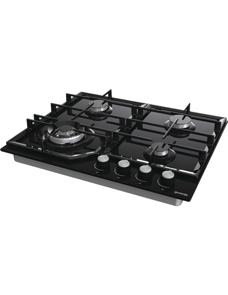 Газовая варочная панель Gorenje GTW 641 KB, Чёрный