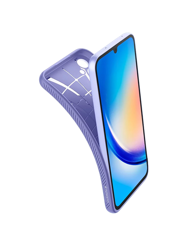 Чехол Spigen Samsung A34, Liquid Air, Фиолетовый