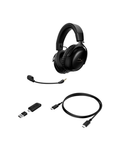 Căști gaming HyperX Cloud III S, Fără fir, Negru
