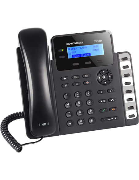 IP Телефон Grandstream GXP1628, Чёрный