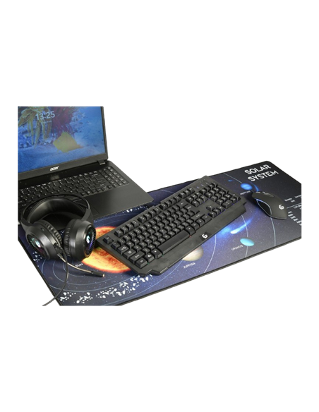 Игровой коврик для мыши Gembird MP-SOLARSYSTEM-XL-01, Large, Чёрный