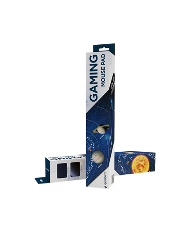 Игровой коврик для мыши Gembird MP-SOLARSYSTEM-XL-01, Large, Чёрный
