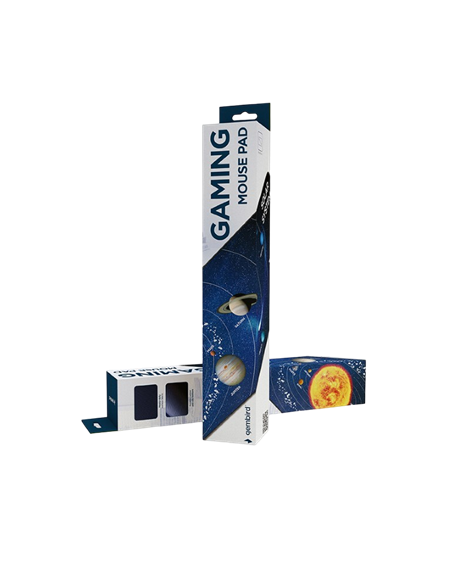 Игровой коврик для мыши Gembird MP-SOLARSYSTEM-XL-01, Large, Чёрный