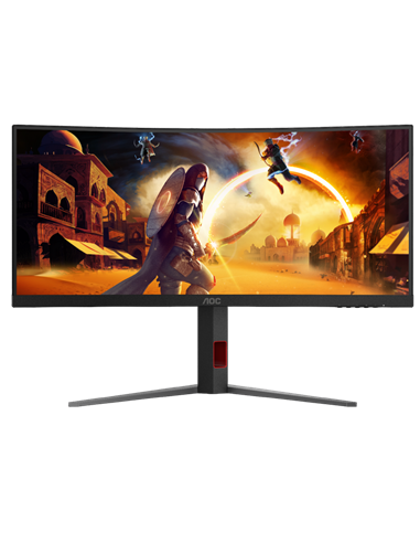 34" Игровой монитор AOC CU34G4, VA 3440x1440 WQHD, Чёрный