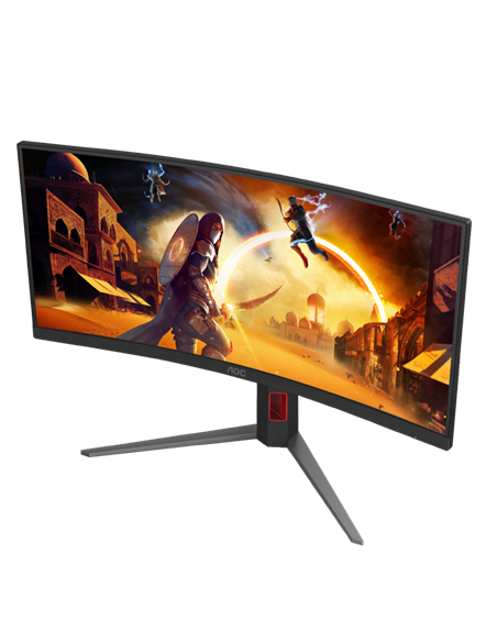 34" Monitor Gaming AOC CU34G4, VA 3440x1440 WQHD, Negru