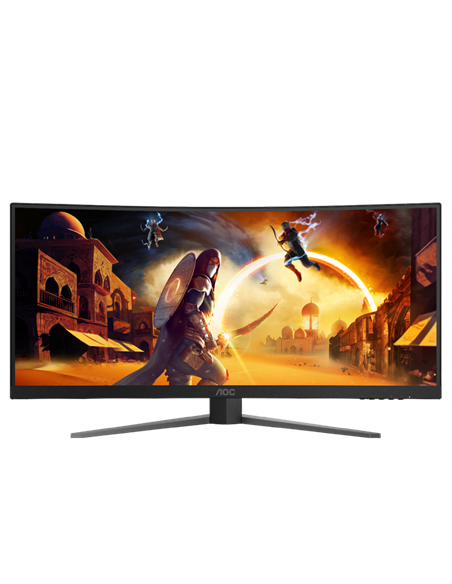 34" Игровой монитор AOC CU34G4, VA 3440x1440 WQHD, Чёрный