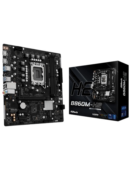 Placă de bază ASRock B860M-H2, LGA1851, Intel B860, Micro-ATX