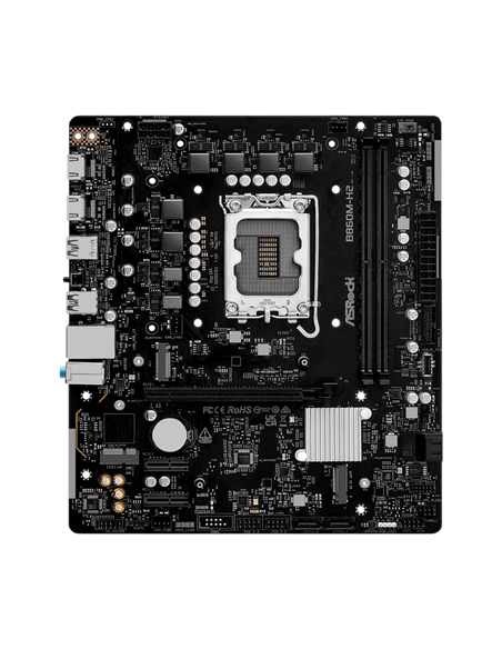 Placă de bază ASRock B860M-H2, LGA1851, Intel B860, Micro-ATX