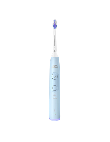 Электрическая звуковая зубная щетка Philips HX7406/02, Голубой