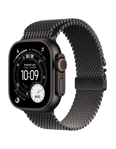 Ceas inteligent Apple Watch Ultra 3, 49mm, Black Titanium