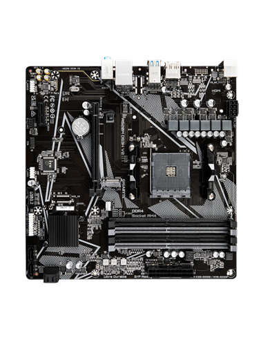 Материнская плата Gigabyte A520M DS3H V2, AM4, AMD A520, Micro-ATX