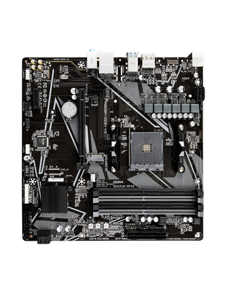 Материнская плата Gigabyte A520M DS3H V2, AM4, AMD A520, Micro-ATX