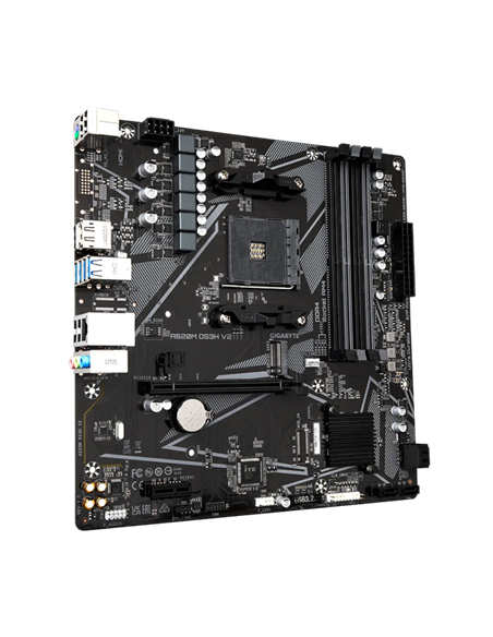 Материнская плата Gigabyte A520M DS3H V2, AM4, AMD A520, Micro-ATX