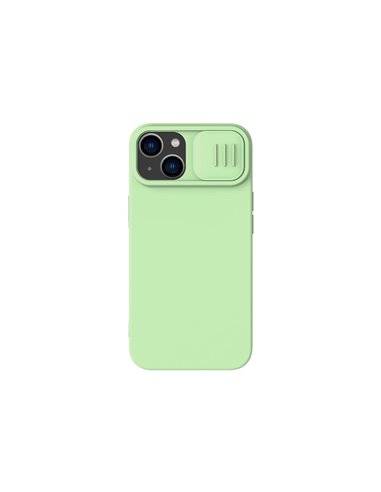 Чехол Nillkin iPhone 14 Plus, CamShield Silky Silicone, Зелёный