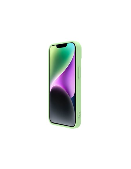 Чехол Nillkin iPhone 14 Plus, CamShield Silky Silicone, Зелёный