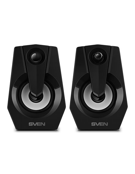 Компьютерные колонки 2.0 SVEN "370", Чёрный