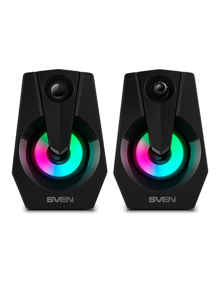 Компьютерные колонки 2.0 SVEN "370", Чёрный